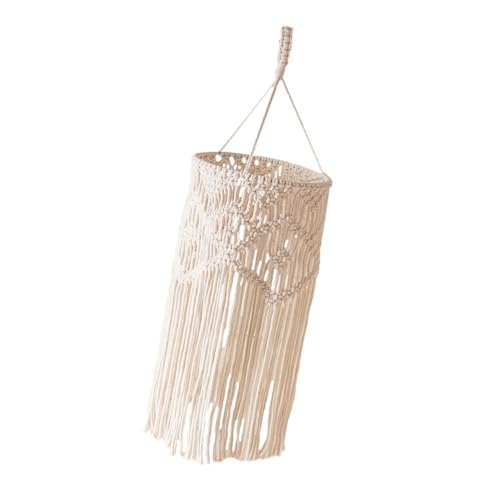 WOONEKY Handgefertigter Gewebter Lampenschirm aus Natürlichem Material Dekorative Hängende Lichtabdeckung Boho Stil Geeignet für Wohnzimmer Schlafzimmer Hotel und Gemütliche Wohnräume WOONEKY Handgefertigter Gewebter Lampenschirm aus Natürlichem Material Dekorative Hängende Lichtabdeckung Boho Stil Geeignet für Wohnzimmer Schlafzimmer Hotel und Gemütliche Wohnräume von WOONEKY