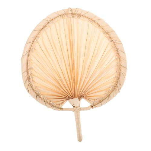 WOONEKY Handgewebter Chinesischer Vintage Fächer Handgefertigter Leichter Palmfächer Natürlicher Sommerlüfter für Erwachsene für Strand Hochzeit und Dekoration WOONEKY Handgewebter Chinesischer Vintage Fächer Handgefertigter Leichter Palmfächer Natürlicher Sommerlüfter für Erwachsene für Strand Hochzeit und Dekoration von WOONEKY