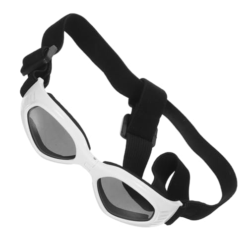 WOONEKY Haustier Sonnenbrille Faltbare Sonnenbrille Haustierglas Haustier Brille Hundebrille für kleine Hunde Hundesonnenbrille kleine Haustierbrillen Hundebrille klein Plastik Weiß WOONEKY Haustier Sonnenbrille Faltbare Sonnenbrille Haustierglas Haustier Brille Hundebrille für kleine Hunde Hundesonnenbrille kleine Haustierbrillen Hundebrille klein Plastik Weiß von WOONEKY