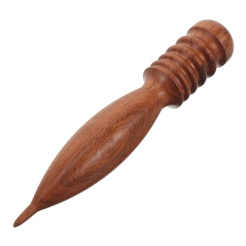 WOONEKY Holz Leder Burnisher Hochwertiges Polierwerkzeug Ergonomisch Geformt Langlebig Glatte Oberfläche für Präzises Kantenpolieren Geeignet für DIY Lederarbeiten und Handwerkskunst von WOONEKY
