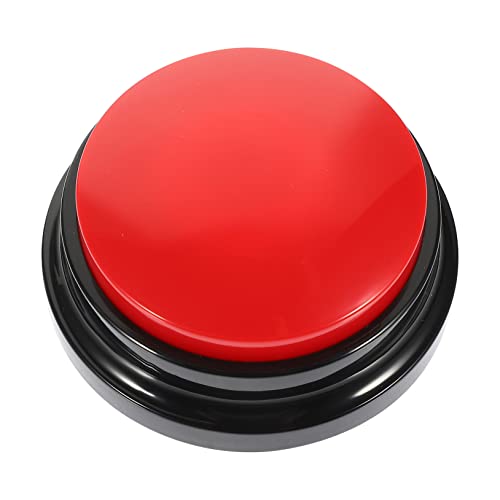 WOONEKY Interaktiver Hundeknopf Mit Tonaufzeichnung Roter Sprechknopf Aus Kunststoff Langlebig Und Sicher Für Hunde Für Haustiertraining Und Kommunikation Lustiges Partyspiel Für Hunde WOONEKY Interaktiver Hundeknopf Mit Tonaufzeichnung Roter Sprechknopf Aus Kunststoff Langlebig Und Sicher Für Hunde Für Haustiertraining Und Kommunikation Lustiges Partyspiel Für Hunde von WOONEKY