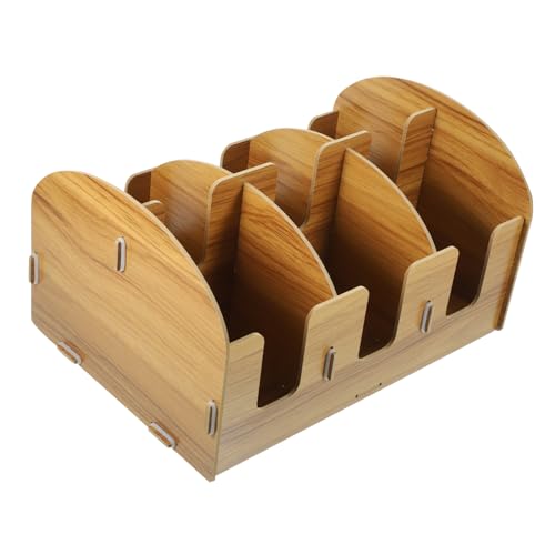 WOONEKY Kaffeestations Organizer aus Holz Eleganter Pappbecherhalter für Schreibtisch und Theke Stilvolles Design für Zuhause Büro oder Praktisch und Multifunktional von WOONEKY