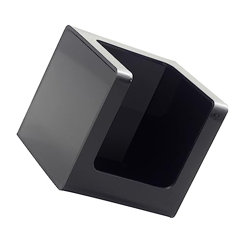 WOONEKY Moderne Acrylbox Für Taschentücher Schwarz Serviettenhalter Kaffeetaschentücherbox Mit Großer Entnahmeöffnung Praktische Aufbewahrungsbox Für Servietten von WOONEKY