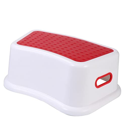 WOONEKY Kinderhocker 1 Kinder Für Spielzeug Kleinkind Training Nicht Toilette Babys Rot Mit Kindergriff Praktischer Erwachsener Ruhehocker Sicherheitsfuß ezimmertopf Tritthocker WOONEKY Kinderhocker 1 Kinder Für Spielzeug Kleinkind Training Nicht Toilette Babys Rot Mit Kindergriff Praktischer Erwachsener Ruhehocker Sicherheitsfuß ezimmertopf Tritthocker von WOONEKY