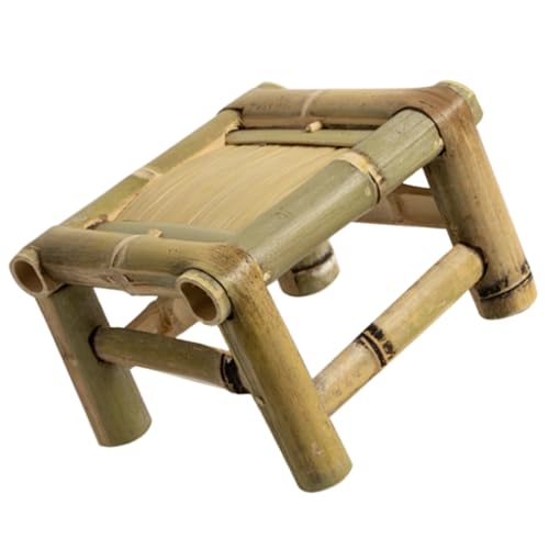 WOONEKY Kleiner Holz Hocker Vintage Design Badezimmer und Wohnbereich Sitzhocker Retro Hocker für Zuhause Multifunktional WOONEKY Kleiner Holz Hocker Vintage Design Badezimmer und Wohnbereich Sitzhocker Retro Hocker für Zuhause Multifunktional von WOONEKY