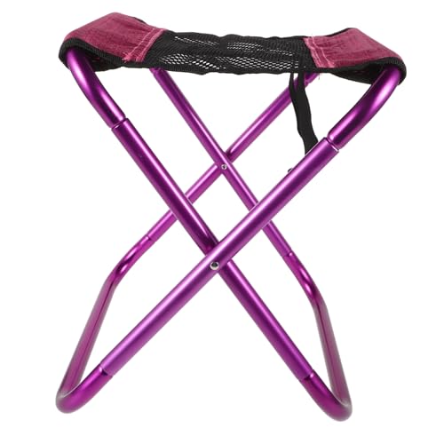 WOONEKY Kompakter Faltbarer Outdoor Hocker Leichter Campingstuhl Tragbar und Platzsparend für Angeln Picknick Garten und Reisen rutschfest mit Handfreundlichen Kanten Vielseitig von WOONEKY