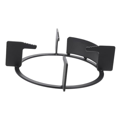 WOONEKY Küchen Gasherd Windschutz Rack Stabiler Wok Ständer für Gasherd Installieren Langlebig und Praktisch für Sicheres Kochen von WOONEKY