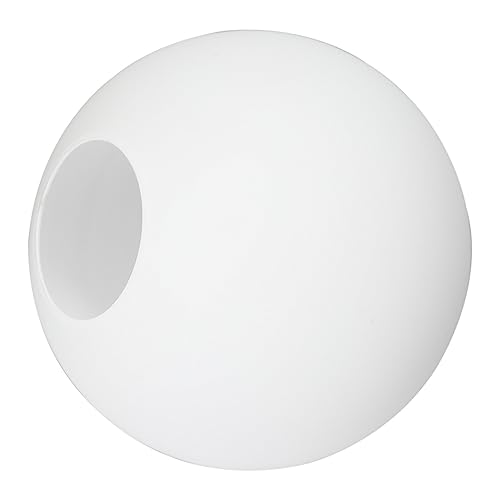 WOONEKY Kugelmattierter Lampenschirm Kugeln für Öllampen Uplighter-Schirme an der Decke lampenschirme für tischlampe deckenlampe abdeckung Deckenleuchte Pendelleuchtenschirm Glas Weiß von WOONEKY