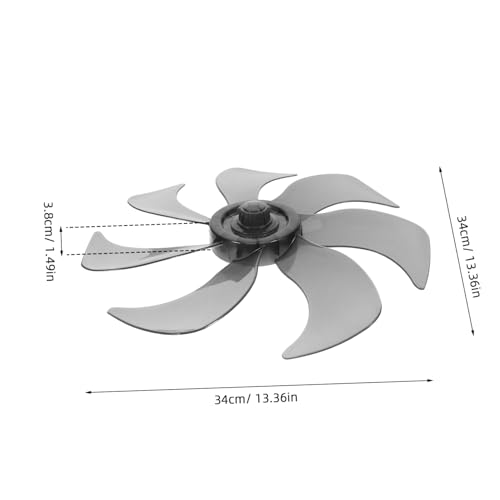 WOONEKY Kunststoff Ventilatorflügel Ersatzteil für Standventilator und Tischventilator Robust Geräuscharm Einfache Montage Geeignet für Außenbereich und Langlebige Nutzung von WOONEKY