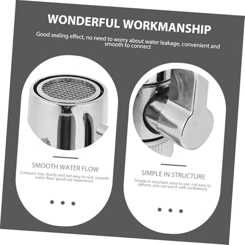 WOONEKY Kupfer Wasserhahn Verteiler Adapter Anschlussstück für Waschmaschine und Spüle Installieren Auslaufsicher Robust und Kompatibel mit Meisten Küchen Badezimmerarmaturen von WOONEKY