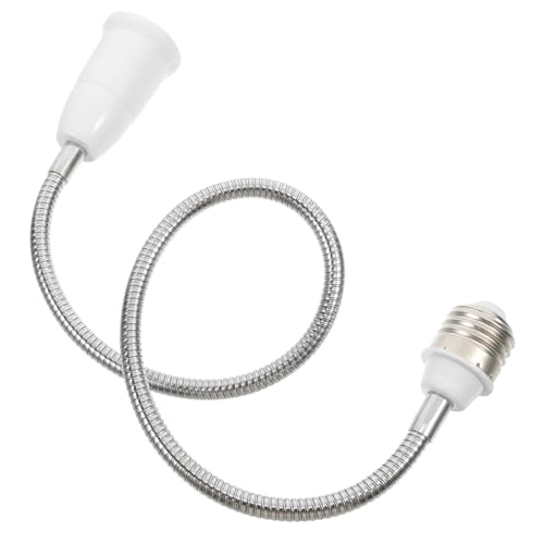 WOONEKY Lampenfassung Adapter Drehbar Flexible Verlängerung zu Leuchtenhalter für Innen Außen Vielseitig Einsetzbar Einfache Montage von WOONEKY
