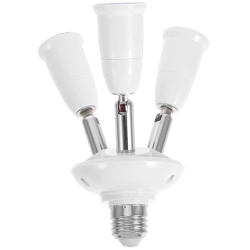 WOONEKY Lampenfassung Adapter Fach mit Drehung und Biegung Verstellbarer Lampenhalter für Lichtabdeckung Geeignet für Innen und Außenbereiche Wie Werkstatt Büro Garage WOONEKY Lampenfassung Adapter Fach mit Drehung und Biegung Verstellbarer Lampenhalter für Lichtabdeckung Geeignet für Innen und Außenbereiche Wie Werkstatt Büro Garage von WOONEKY