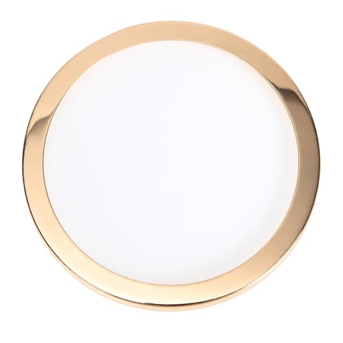 WOONEKY Lampenschirm Abdeckung Metallring Staubschutzlampe Schutz für Deckenleuchte Wohnzimmer Schlafzimmer Kinderzimmer Modern Elegant Langlebig von WOONEKY