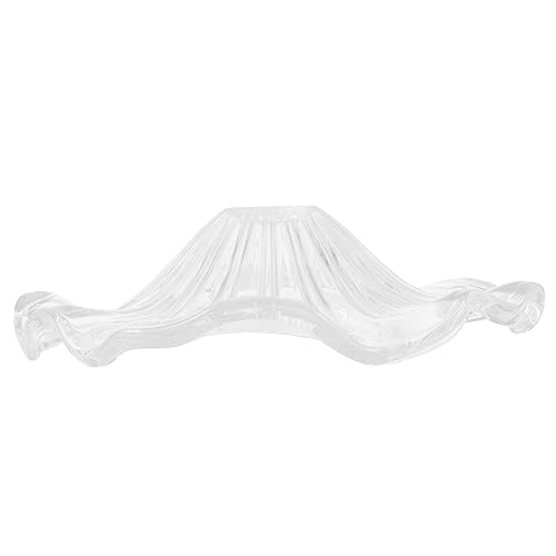 WOONEKY Lampenschirm Klar Blütenform Deckenlampe Lampenabdeckung Ersatz Lampenschirm für Wohnzimmer Schlafzimmer Büro von WOONEKY