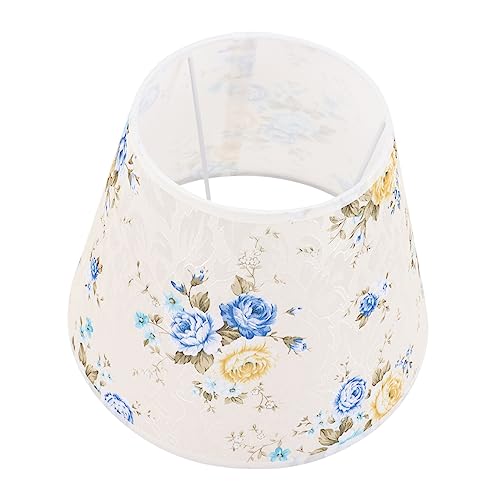 WOONEKY Floral Lampshade Lampenschirm Stehlampe Büro Metallblumen Printed Lampshade von WOONEKY