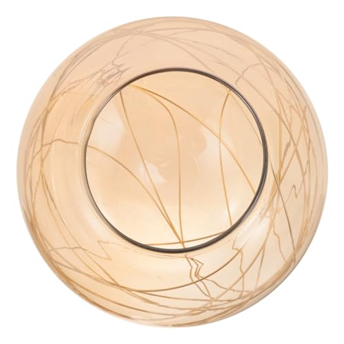 WOONEKY Lampenschirm mit Aluminiumdraht Dekorativer Kugel Lampenschirm für Deckenleuchten Vielseitig Einsetzbar für Zuhause Hotel Wohnzimmer Schlafzimmer Durchmesser Elegantes Design von WOONEKY