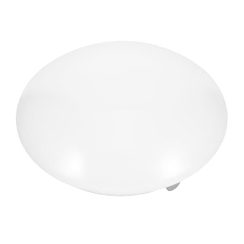 WOONEKY Magnetischer Lampenschirm für Deckenleuchten Rund Elegantes Design Einfache Installation Vielseitig Einsetzbar für Schlafzimmer und Badezimmer Sicherer Halt Magnetbefestigung von WOONEKY