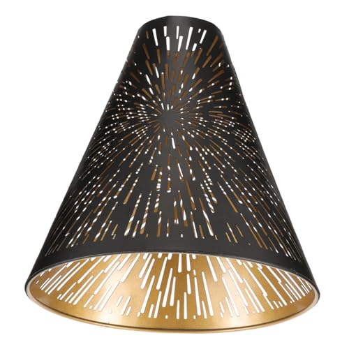 WOONEKY Metall Lampenschirm aus Eisen Drahtgeflecht Dekorativer Hängelampen Ersatzschirm Stabiles Kunstvolles Design für Restaurant Wohnzimmer und Tischlampe Kompakt und Installieren von WOONEKY