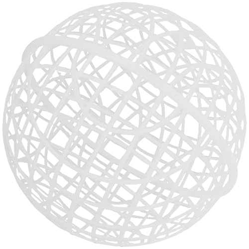 WOONEKY Mobiler Rollbarer Kugelförmiger Geflügelkäfig Wetterfester Sicherer Außengehege für Hühner Kaninchen Kleintiere Beweglicher Schutz vor Raubtieren Einfach zu Transportieren von WOONEKY