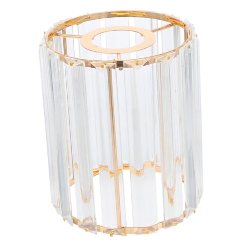 WOONEKY Moderner Deckenlampenschirm Fassung Gold Vielseitiger Lampenschirm für Wandleuchte und Deckenleuchte Sanftes Licht Elegantes Design Kleine Einzigartige Lampenabdeckung von WOONEKY