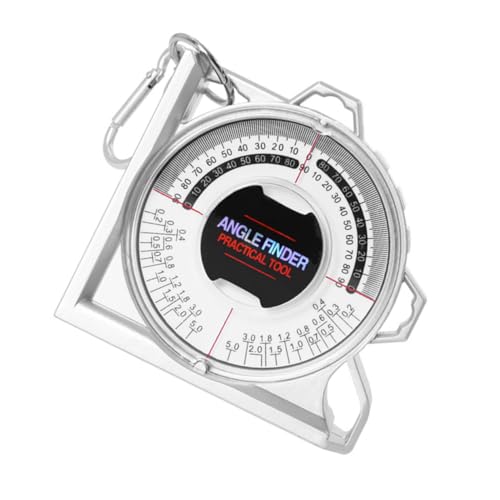 WOONEKY Multifunktionaler Magnetischer Winkelmesser mit Hoher Transparenz Selbstnivellierender Fluoreszierender Anzeige Tragbar und Starker Magnet für Präzise Winkel Neigungsmessung bei von WOONEKY