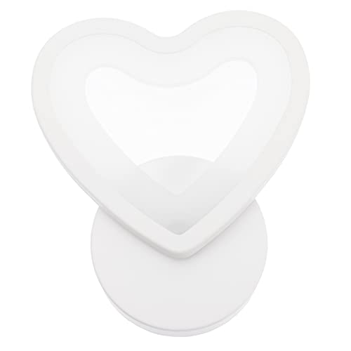 WOONEKY Nordische Herzförmige Wandleuchte LED Warmlicht Wandlampe Ultrahell Schlafzimmer Wohnzimmer Dekoration Energiesparend Langlebig von WOONEKY