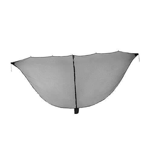 WOONEKY Outdoor Camping Hängematte mit Moskitonetz Strapazierfähig und Leicht für Insektenschutz bei Camping Reisen Wandern Garten Schwarz WOONEKY Outdoor Camping Hängematte mit Moskitonetz Strapazierfähig und Leicht für Insektenschutz bei Camping Reisen Wandern Garten Schwarz von WOONEKY