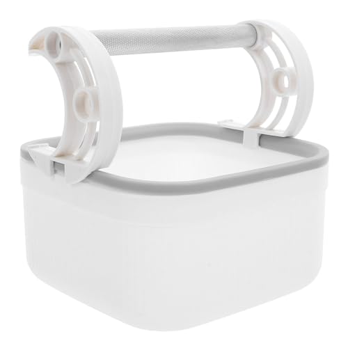 WOONEKY Parrot Toilet Training Stand mit Eimer Tisch Bodenversion Vogel-sitzstange aus Praktischem Material für Wellensittiche Nymphensittiche Kleine Papageien Vogelkäfig Zubehör WOONEKY Parrot Toilet Training Stand mit Eimer Tisch Bodenversion Vogel-sitzstange aus Praktischem Material für Wellensittiche Nymphensittiche Kleine Papageien Vogelkäfig Zubehör von WOONEKY