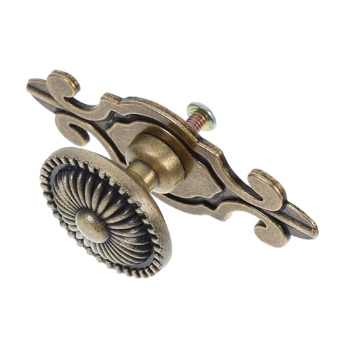 WOONEKY Retro Schrankgriff Zinklegierung Einzelnes Rundloch Vintage Kupfer Finish Komfortabler Griff Einfache Montage Geeignet für Küchenschränke Schubladen Kleiderschränke Eleganter WOONEKY Retro Schrankgriff Zinklegierung Einzelnes Rundloch Vintage Kupfer Finish Komfortabler Griff Einfache Montage Geeignet für Küchenschränke Schubladen Kleiderschränke Eleganter von WOONEKY