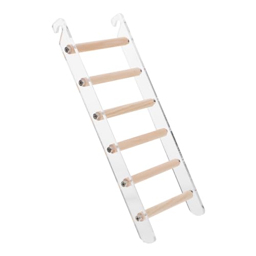 WOONEKY Robuste Vogelhängleiter Stufig Kletterspielzeug für Papageien Wellensittiche Hamster Vielseitige Käfigtreppe zur Aktiver Haustiere WOONEKY Robuste Vogelhängleiter Stufig Kletterspielzeug für Papageien Wellensittiche Hamster Vielseitige Käfigtreppe zur Aktiver Haustiere von WOONEKY