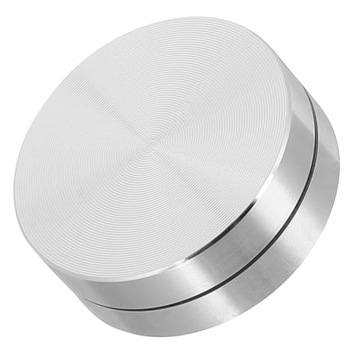 WOONEKY Robuster Aluminium Basisteller für Präzises Töpfern Manuell Drehbar für Keramik Kuchen Dekoration und Malerei Φ von WOONEKY