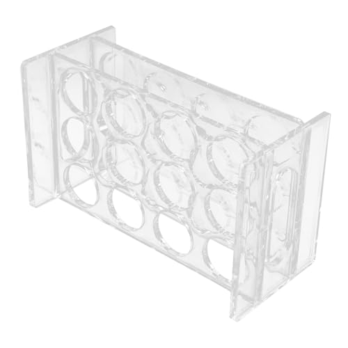 WOONEKY Schnapsglas Halter Transparenter Getränke Organizer für Bar Restaurant Party Ausstellungen Reihen Wiederverwendbar Leicht zu Reinigen Langlebig von WOONEKY