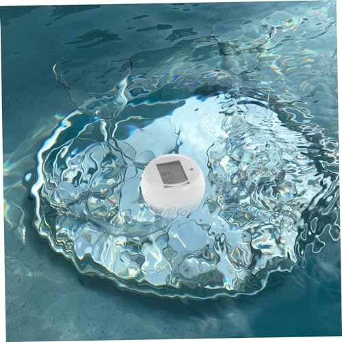 WOONEKY Schwimmendes Pool und Badethermometer mit Automatischem Alarm Bruchsicheres Kunststoffmaterial Celsius Fahrenheit Anzeige für Eisbad und Schwimmbadtemperaturkontrolle WOONEKY Schwimmendes Pool und Badethermometer mit Automatischem Alarm Bruchsicheres Kunststoffmaterial Celsius Fahrenheit Anzeige für Eisbad und Schwimmbadtemperaturkontrolle von WOONEKY