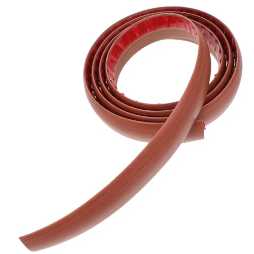 WOONEKY Selbstklebender PVC Bodenübergang Streifen Roteiche Flexible Molding Trim Rutschfeste Türschwellenrampe Höhenausgleichend für Parkett Teppich und Fliesen Einfache Montage WOONEKY Selbstklebender PVC Bodenübergang Streifen Roteiche Flexible Molding Trim Rutschfeste Türschwellenrampe Höhenausgleichend für Parkett Teppich und Fliesen Einfache Montage von WOONEKY