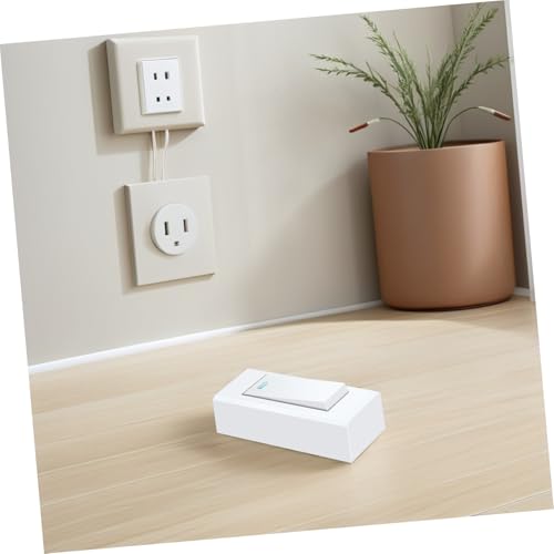WOONEKY Sicherheits wandschalter Einpolig für Kleine Lampen und Nachttischbeleuchtung Stilvoll Schlank Installieren Geeignet für Dauerhaft Installierte Beleuchtung im Haushalt von WOONEKY