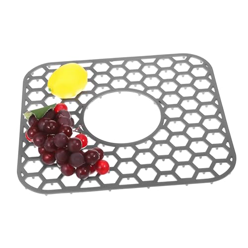WOONEKY Silikon Abtropfmatte für Küchenspüle Honigwaben Design Hitzebeständig Rutschfest Kompakt für Arbeitsplatte Lebensmittelecht Pflegeleicht Leicht und Tragbar für Kleine Küchen und WOONEKY Silikon Abtropfmatte für Küchenspüle Honigwaben Design Hitzebeständig Rutschfest Kompakt für Arbeitsplatte Lebensmittelecht Pflegeleicht Leicht und Tragbar für Kleine Küchen und von WOONEKY