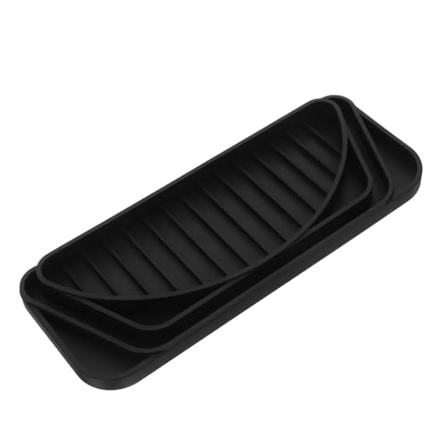 WOONEKY Silikon Tropfmatte Kühlschrank und Kaffeemaschine Lebensmittelecht Rutschfest Flexibel für Mini Kühlschränke Wasserspender Kaffee und Wasserstationen Wasserabweisend Langlebig von WOONEKY