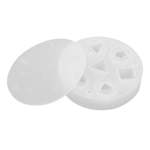 WOONEKY Silikonwürfel Form Fach Polyeder Hitzebeständig Flexibel Robust für Epoxidharz Dice Crafting DIY Würfelherstellung Kompatibel mit Uv Harz für Tabletop Spiele und Schmuckgestaltung WOONEKY Silikonwürfel Form Fach Polyeder Hitzebeständig Flexibel Robust für Epoxidharz Dice Crafting DIY Würfelherstellung Kompatibel mit Uv Harz für Tabletop Spiele und Schmuckgestaltung von WOONEKY
