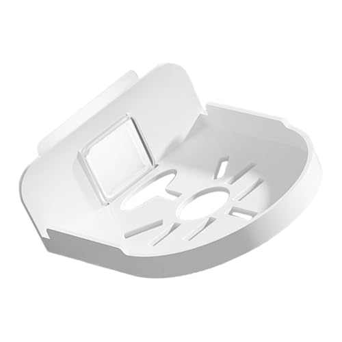 WOONEKY Kleines Wandregal aus Kunststoff für Überwachungskamera Bohrfreie Montage Schwebendes Regal für Babyphone und Router Transparentes Design Installieren von WOONEKY