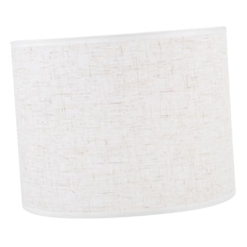 WOONEKY Stilvoller 1-teiliger Leinen-lampenschirm 22 Cm Weißer Leinen-kunst-lampenschirm Für Schlafzimmer- WOONEKY Stilvoller 1-teiliger Leinen-lampenschirm 22 Cm Weißer Leinen-kunst-lampenschirm Für Schlafzimmer- von WOONEKY
