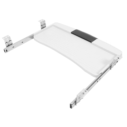 WOONEKY Tastaturablage Untertisch mit Verstärkten Schienen Ausziehbare Tastaturschublade für Büro und Platzsparende Geräuscharme Unterbau Halterung für Tastatur und Zubehör WOONEKY Tastaturablage Untertisch mit Verstärkten Schienen Ausziehbare Tastaturschublade für Büro und Platzsparende Geräuscharme Unterbau Halterung für Tastatur und Zubehör von WOONEKY