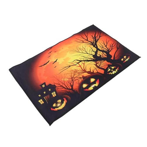 WOONEKY Bodenmatte Mit Einzigartigem Halloween-Design – Maschinenwaschbare Polyester-heimdekoration von WOONEKY