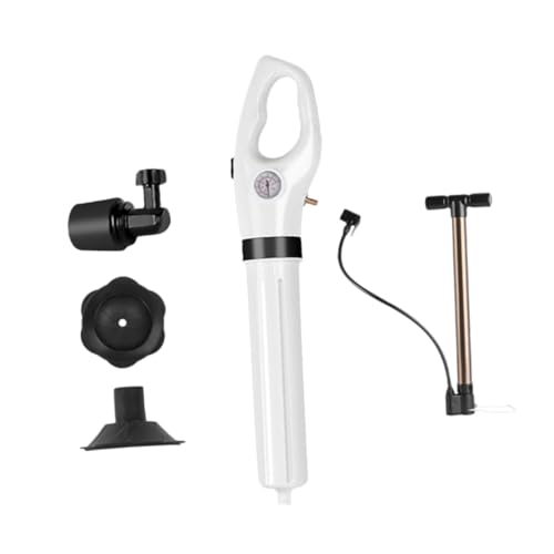 WOONEKY Toilettensiphon Abflussreiniger Pümpel mit Flexiblem Kopf Ergonomisch Langlebig Weiß für Wc Rohrreinigung und Verstopfungslöser WOONEKY Toilettensiphon Abflussreiniger Pümpel mit Flexiblem Kopf Ergonomisch Langlebig Weiß für Wc Rohrreinigung und Verstopfungslöser von WOONEKY