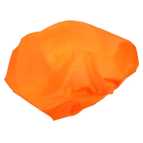 WOONEKY Toilettensitzbezug aus Polyester Wasserdichter Wiederverwendbarer Klodeckel Hautfreundlich Leicht und Bequem Passend für Toiletten Pflegeleichte Robuste Abdeckung Orange von WOONEKY