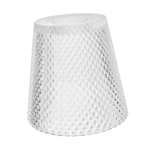 WOONEKY Transparentes Glas lampenschirm Pendelleuchte DIY Wandlampe Lampenschirm Luxuriöse Beleuchtung Warmes Licht Originelles Design für Wohnzimmer Schlafzimmer von WOONEKY