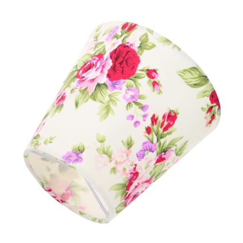 WOONEKY Universeller Lampenschirm aus Einfach zu Installierender Lampenschirm ersatz für Wohnzimmer Schlafzimmer Hotel Langlebiges Metall Stoffmaterial Praktische und Dekorative Abdeckung von WOONEKY