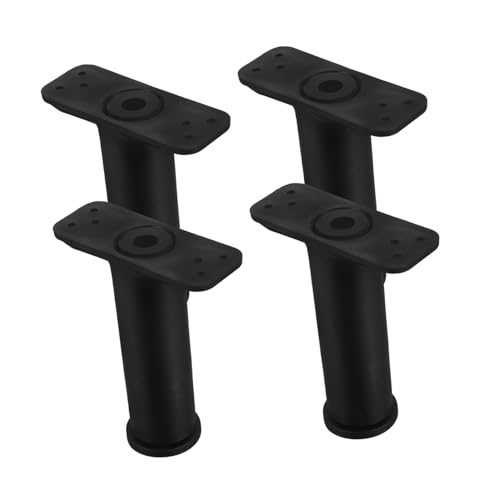 WOONEKY Verstellbare Bettgestellstützfüße Langlebige Möbelbeine Höhenverstellbar Fußpolstern zur Bodenschutz für Stabilität und Flexibilität von WOONEKY