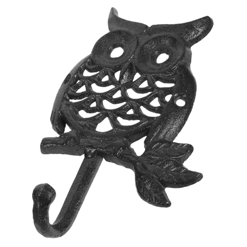 WOONEKY Vintage Eulen Wandhaken Gusseisen Robuster Schlüsselhalter für Eingangsbereich Praktischer Aufhänger für Taschen und Hüte Dekorativer Metallhaken für Ihre Heimdekoration WOONEKY Vintage Eulen Wandhaken Gusseisen Robuster Schlüsselhalter für Eingangsbereich Praktischer Aufhänger für Taschen und Hüte Dekorativer Metallhaken für Ihre Heimdekoration von WOONEKY