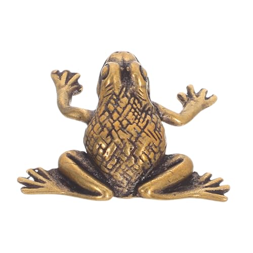 WOONEKY Vintage Feng Shui Messing Türgriff Frosch Form Handgeschnitzt Robust Langlebig Für Schrank Kommode Schlafzimmer Möbel von WOONEKY
