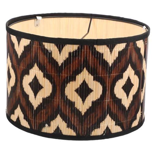 WOONEKY Vintage Geometrischer Lampenschirm aus Langlebigem Holz Verschleißfest Schützender Deckenleuchte Lampenschirm für Wohnzimmer Schlafzimmer Stilvolle Home Decor Beleuchtung WOONEKY Vintage Geometrischer Lampenschirm aus Langlebigem Holz Verschleißfest Schützender Deckenleuchte Lampenschirm für Wohnzimmer Schlafzimmer Stilvolle Home Decor Beleuchtung von WOONEKY
